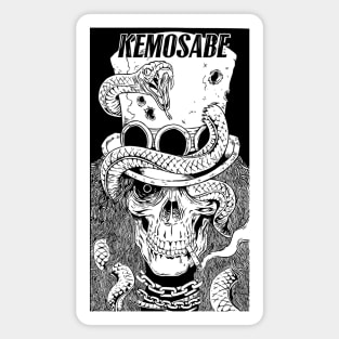 Kemosabe Rockers Skull #1 Magnet